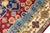 Textile Rustic Kazak Red/Beige Wool Rug - 5'10''x8'9'' For Sale - Image 7 of 10