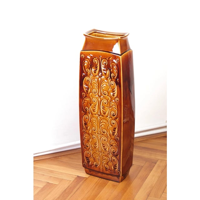 Czech Ceramic Floor Vase from Ditmar Urbach, 1970s For Sale - Image 9 of 9
