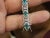 Natural Zambian Emerald Tennis Bracelet with Diamonds and 18k Gold For Sale - Image 16 of 18