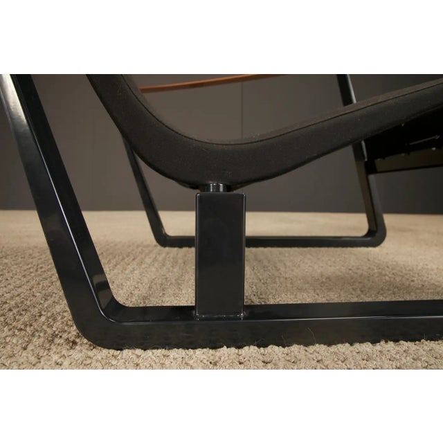 'Cité' Leather and Steel Lounge Chair by Jean Prouvé for Vitra, Signed For Sale - Image 12 of 16