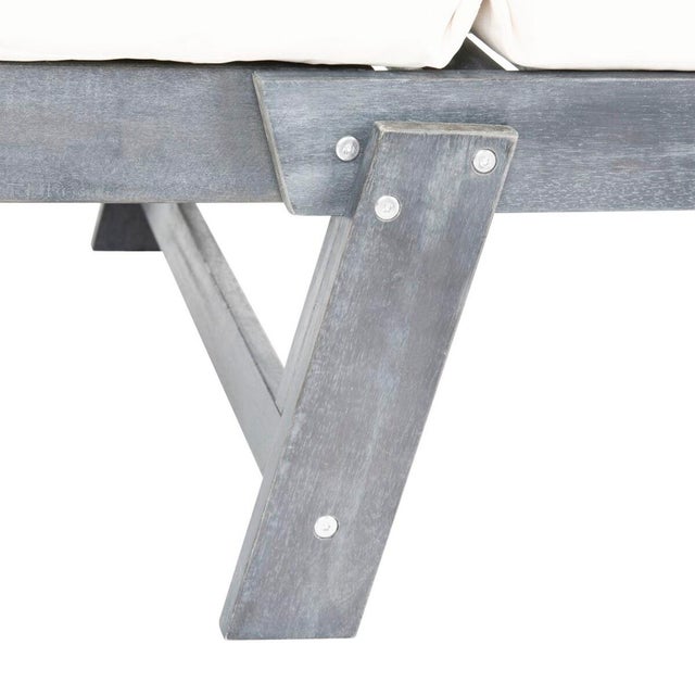 Wood Tandra Daybed - Ash Gray/Beige For Sale - Image 7 of 7