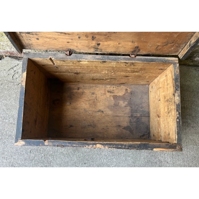 Mid 18th Century Swedish Wooden Box For Sale - Image 9 of 11