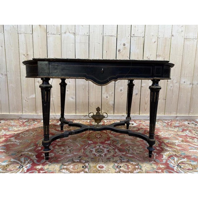 Artist: none period: 19th century style: napoleon 3rd condition: some repairs material: solid wood length: 135width:...