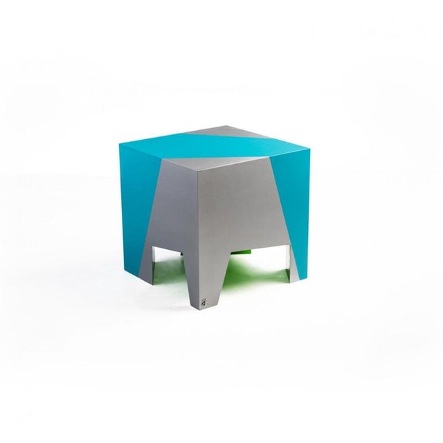 Sissi Stackable Totem Seats in Powder-Coated Aluminum by Altreforme, Set of 5 For Sale - Image 12 of 13