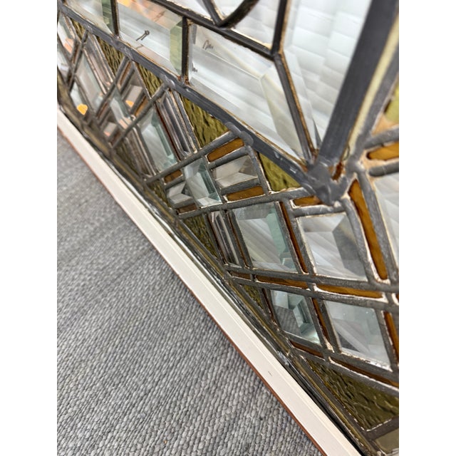 Stained Glass Window Panel, Early 20th Century For Sale - Image 4 of 12