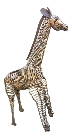 1970's Mario Lopez Torres Style Giraffe Standing Sculptural Planter