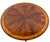 Traditional Vintage Maitland-Smith Regency Style Flame Mahogany Round Center Table With Brass Casters For Sale - Image 3 of 10