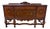 Antique Jacobean Revival Mahogany Sideboard With Chevron Inlay For Sale