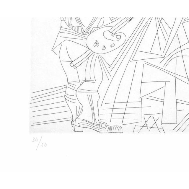 Modern Pablo Picasso, 19 Septembre 1968, Etching, 1960s For Sale - Image 3 of 4