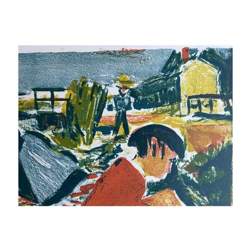 François Desnoyer, The Nap, Original Lithograph For Sale - Image 7 of 8