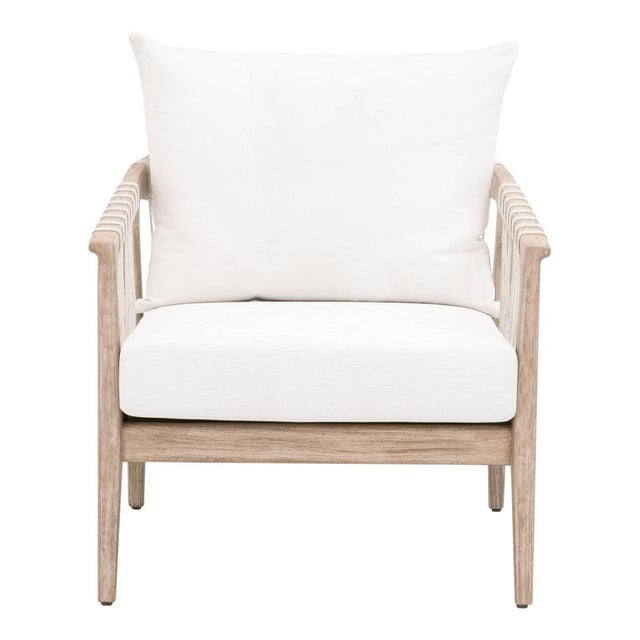 Transitional Pacific Fabric Club Chair by Essentials for Living For Sale - Image 3 of 7
