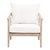 Transitional Pacific Fabric Club Chair by Essentials for Living For Sale - Image 3 of 7
