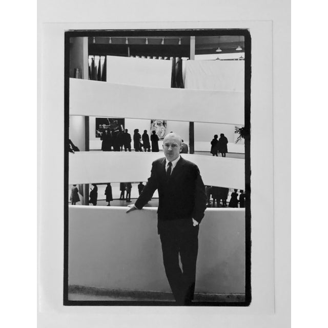 1960s Fred W. McDarrah, Vintage Silver Gelatin Photograph Guggenheim Museum Architecture Photo Alloway, 1964 For Sale - Image 5 of 5