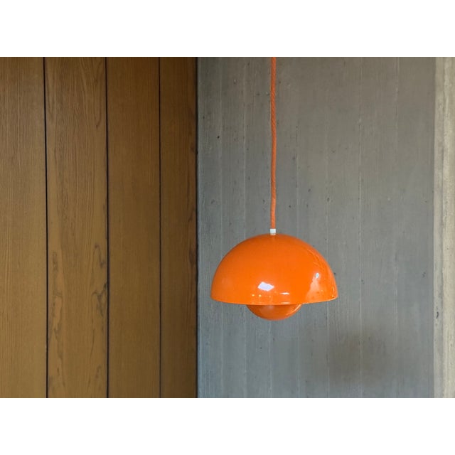Louis Poulsen Flower Pot Pendant Lamp by Verner Panton for Louis Poulsen, Denmark, 1960s For Sale - Image 4 of 14