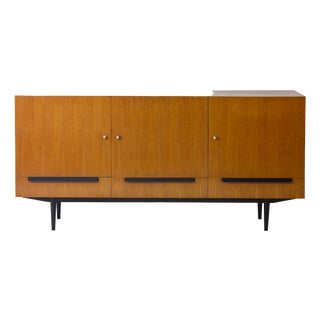 Modernist Belgian Sideboard in Maple, 1960s For Sale
