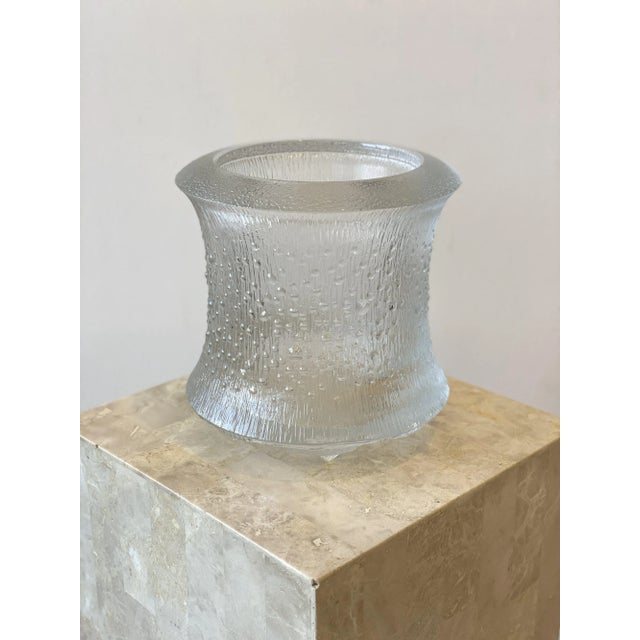 Vintage Tapio Wirkkala Cast Glass Champagne Vessel, Signed, Circa 1970s For Sale - Image 12 of 12
