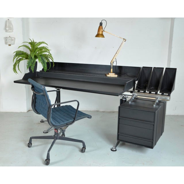1980s Postmodern Industrial Modular Desk Usa by Burdick Group for Herman Miller, 1981 For Sale - Image 5 of 18
