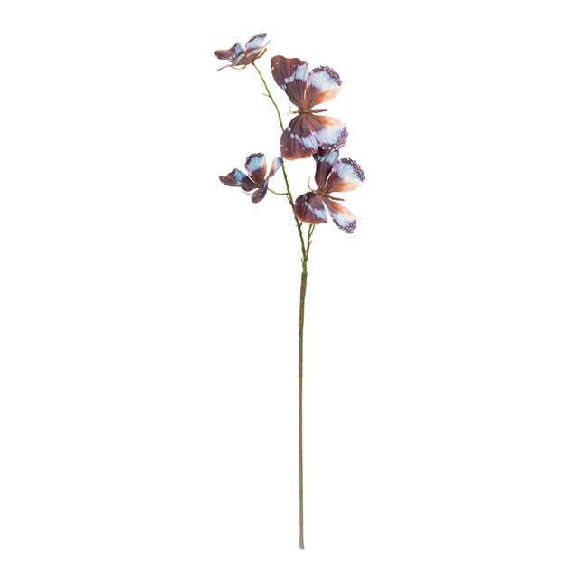Transform your living space with the delicate beauty of our Butterfly Spray set. This stunning collection of faux stems,...