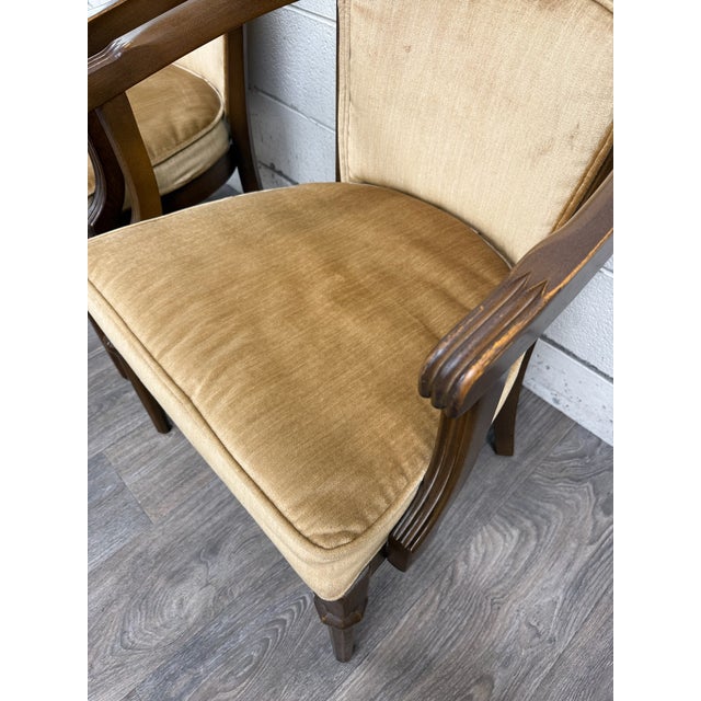 Brown Vintage Shelby Williams Barrel Back Lounge Chairs Tub Chairs Armchairs - Pair For Sale - Image 8 of 15