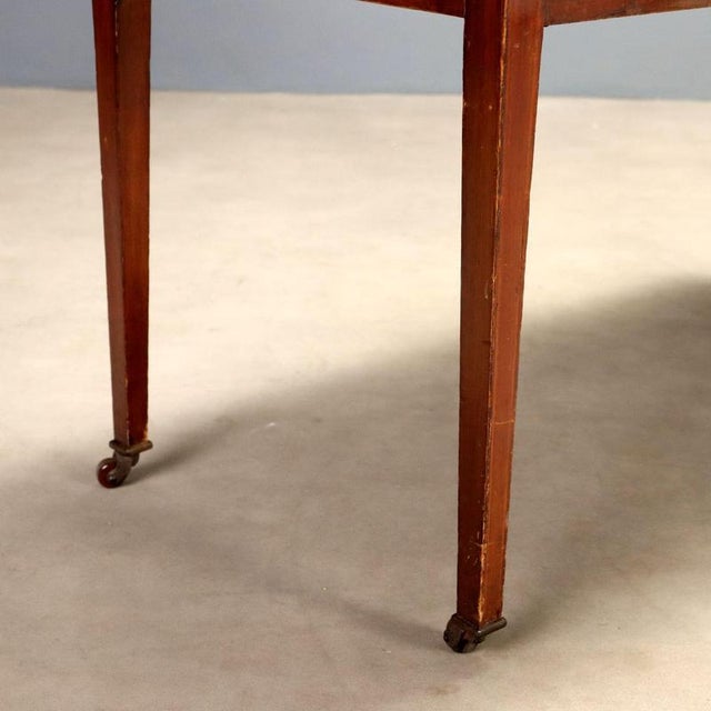 20th Century English Desk with Maple Details For Sale - Image 8 of 11