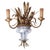 Wall Lamp with Ears of Wheat Crystal Gold and Silver Leaf from Maison Bagues, 1960s For Sale - Image 12 of 12