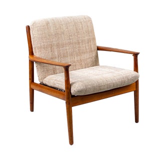 Vintage Danish Teak Easy Chair by Svend Aage Eriksen for Glostrup, 1960s For Sale