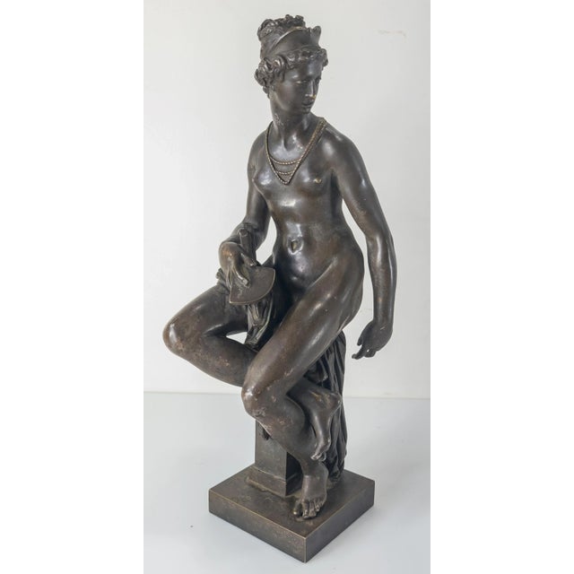 We are selling this extremely rare early 19th century bronze. This Italian bronze if of the Allegorical figure of...