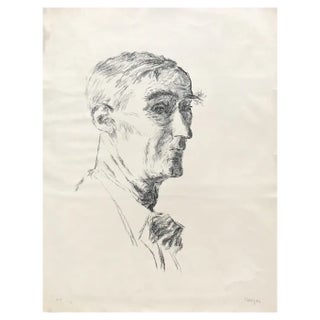 Hans Berger, Portrait d'homme, 1920, Lithograph For Sale