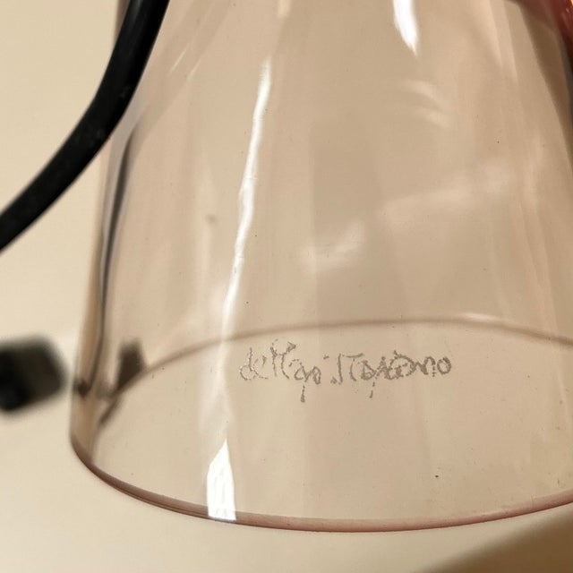 Eco Murano Glass Table Lamp by De Majo, 1970s For Sale - Image 15 of 16