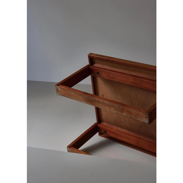 Danish Modern Center Table in Teakwood & Ceramic Tiles attributed to Ox-Art, 1973 For Sale - Image 11 of 13