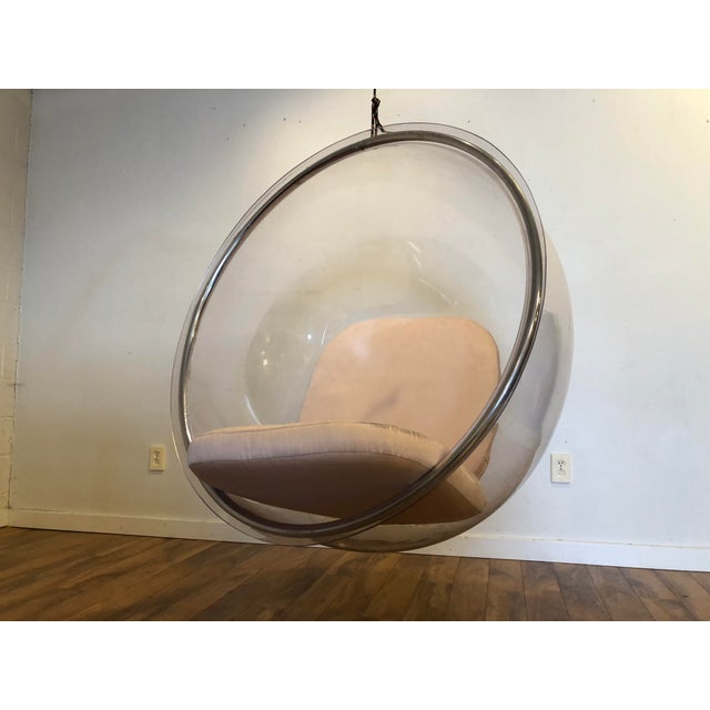 Eero Aarnio Vintage Hanging Clear Acrylic Bubble Chair Chairish