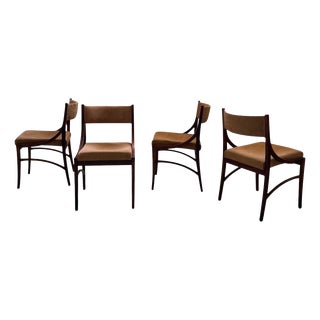 Model 110 Chairs by Ico Parisi for Cassina, 1960s, Set of 4 For Sale