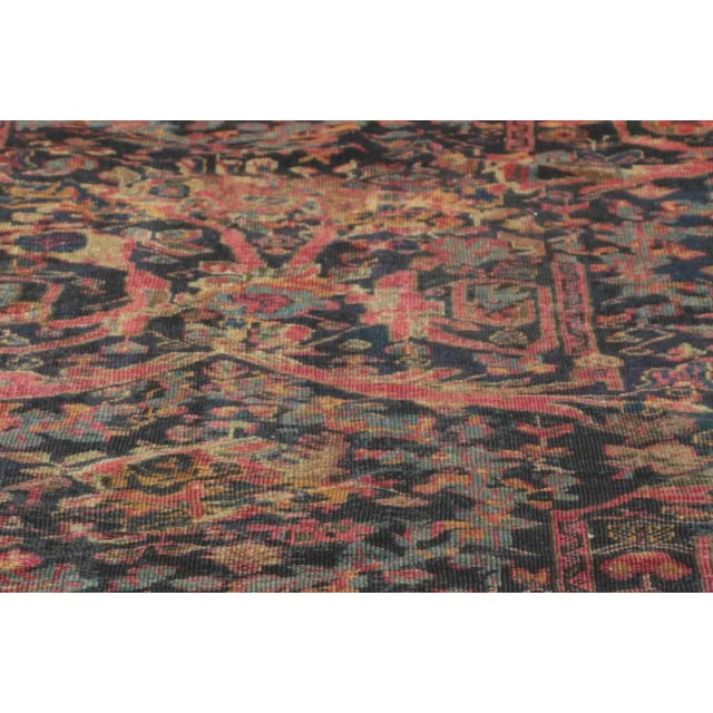 Early 20th Century Antique Persian Mahal Rug, 10'06 X 13'04 For Sale - Image 10 of 11
