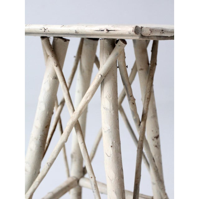 Antique Adirondack Twig Side Table For Sale - Image 11 of 17