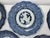 Antique Blue and White Plates - Set of 11 - Scalloped Edge - 8.25" Round - End Edo or Beginning Meiji Period For Sale - Image 9 of 18