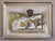 CITRUS & POT Size: 20.1 x 27.2 inches (including frame) Oil on canvas A charming mid-century still life depicting an...