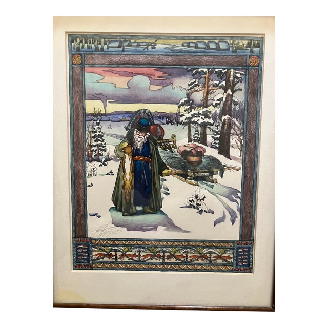 After Ivan Bilibin “The Fox Hunter” For Sale