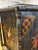 Forest Green Vintage Metal Chinoiserie Wastebasket For Sale - Image 8 of 10