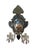 Renaissance Late 19th Century Antique Venetian Two Arm Silver Mirrored Candle Sconces With Etching - Set of 2 For Sale - Image 3 of 12