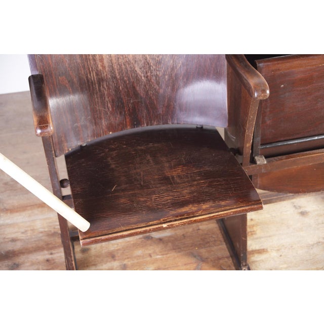 Brown Vintage Cinema Bench from Ton, 1960s For Sale - Image 8 of 10