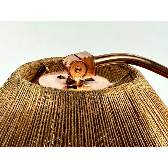 Mid-Century Modern Model 33 Table Lamp in Teak and Copper from Temde Leuchten, Germany, 1960s For Sale - Image 6 of 18