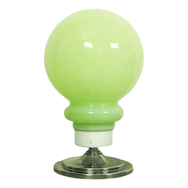 Large Space Age Italian Murano Glass Table Lamp, 1970s For Sale