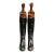 Stately Antique English Black Leather Horse Riding Boots With Wood Trees Equestrian Country Home Decor For Sale