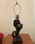 Ceramic Mid-Century Modern 1950s Ceramic Rearing Stallion Lamp With Original Pinch-Pleat Shade For Sale - Image 7 of 7