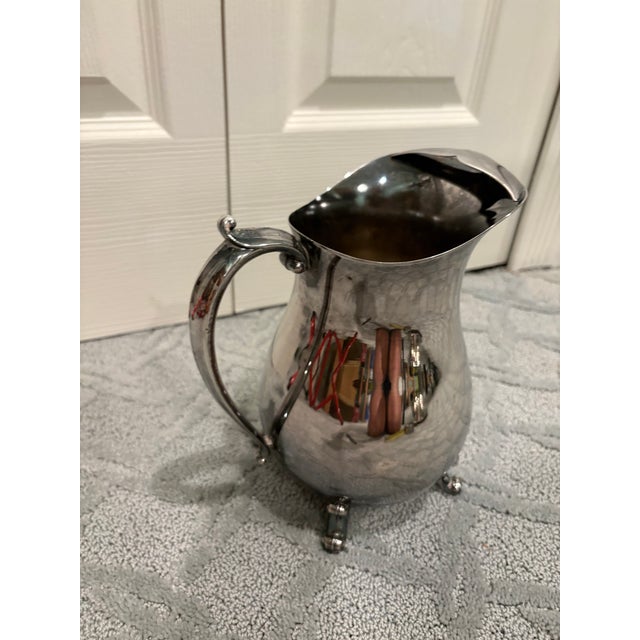 Late 20th Century Silverplate Water Pitcher For Sale In New York - Image 6 of 6