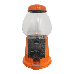 Vintage 1980s Jolly Good Orange Gumball Machine Candy Dispenser