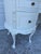 French Provincial Vintage French Provincial Kidney Desk in Vintage Ivory Finish With Claw-and-Ball Feet For Sale - Image 3 of 13
