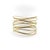 1990s 1990s 18k Gold Tiffany & Co. Elsa Peretti Nine-Row Wave Bracelet For Sale - Image 5 of 11
