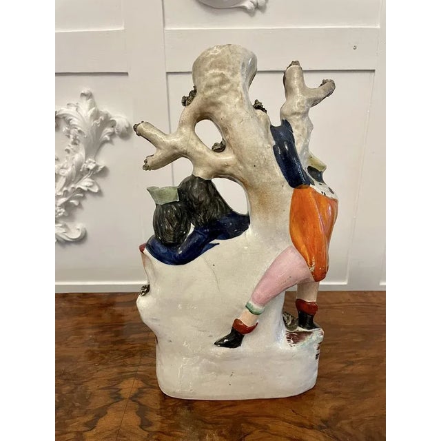 Mid 19th Century 19th Century Staffordshire Flatback Figure, 1860s For Sale - Image 5 of 11