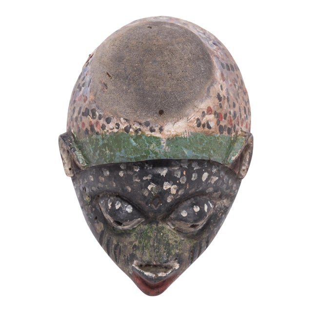 Nigerian Yoruba Painted Gelede Headdress, C. 1950 For Sale